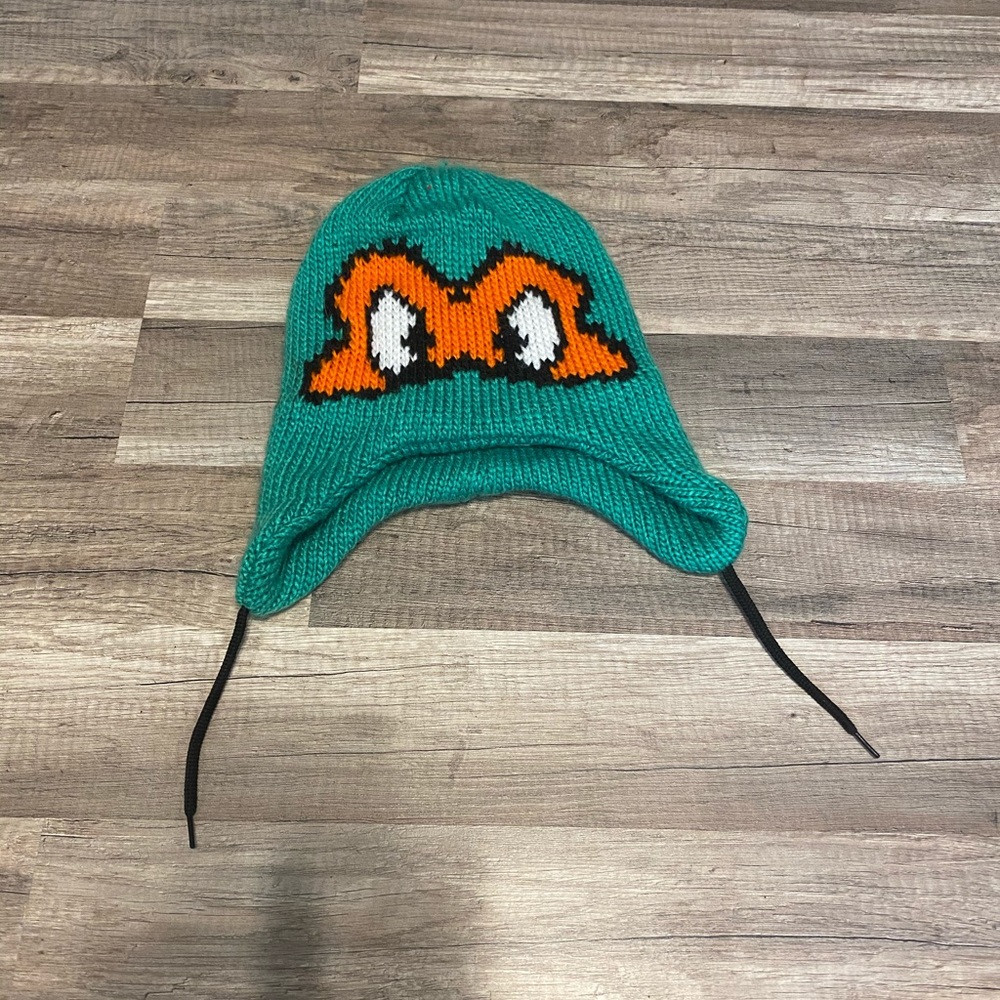 Knit TMNT Michelangelo Beanie